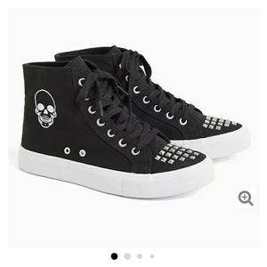 Torrid Skull Studded High Top Sneakers